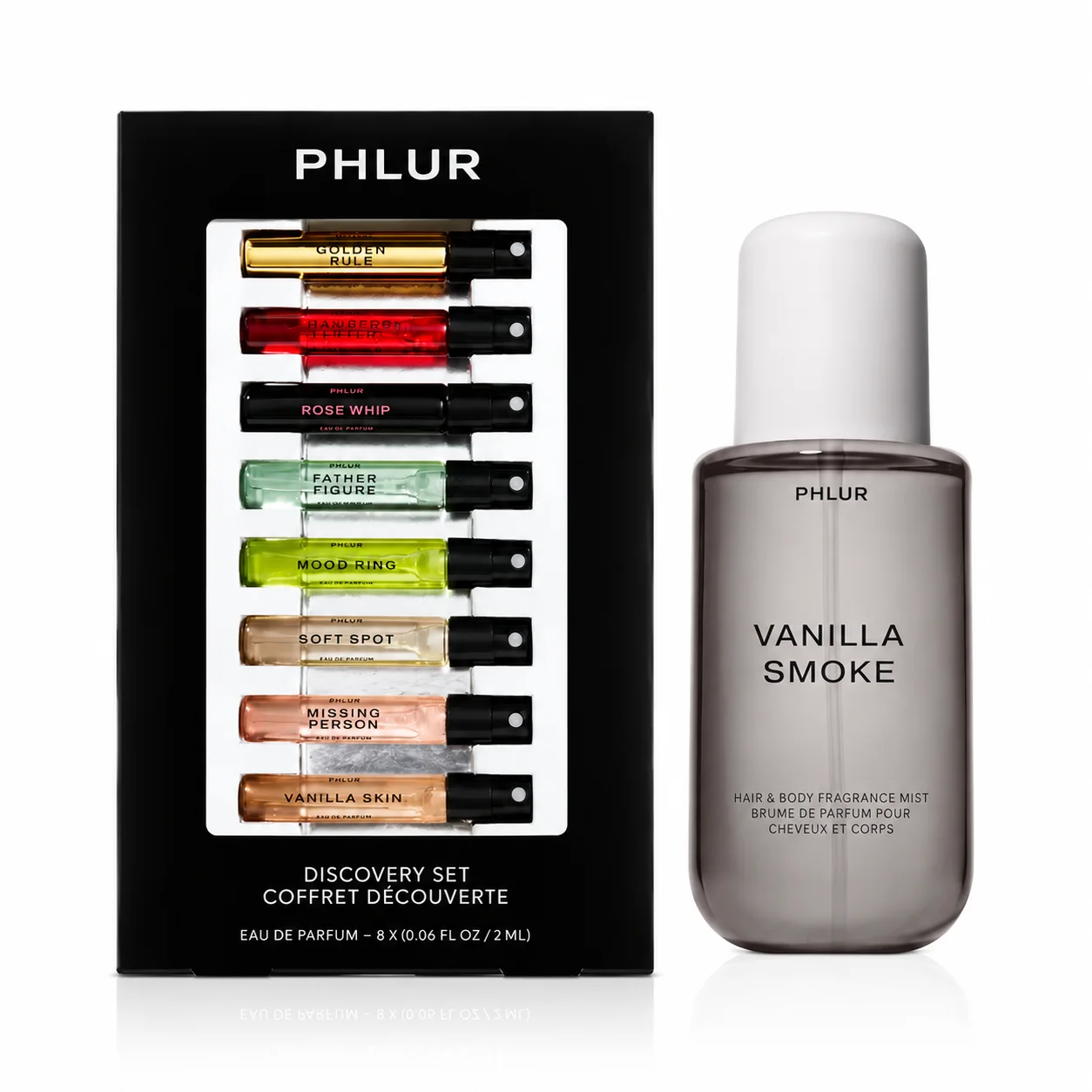 Perfume Fragrance Discovery Set - PHLUR 2-teiliges Damen-Parfüm-Geschenkset 8x0,06 fl oz