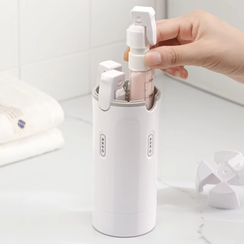 Perfume Fragrance Machine - 4-in-1 Tragbares Auslaufsicheres Reiseflaschen-Set für Parfüm,