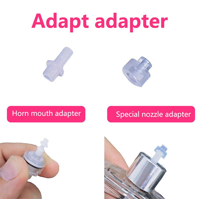 Perfume Fragrance Machine - Parfümflaschenadapter, 2 Stück, Hornmundstück-Verbindungsstück, kein Verschwendung,