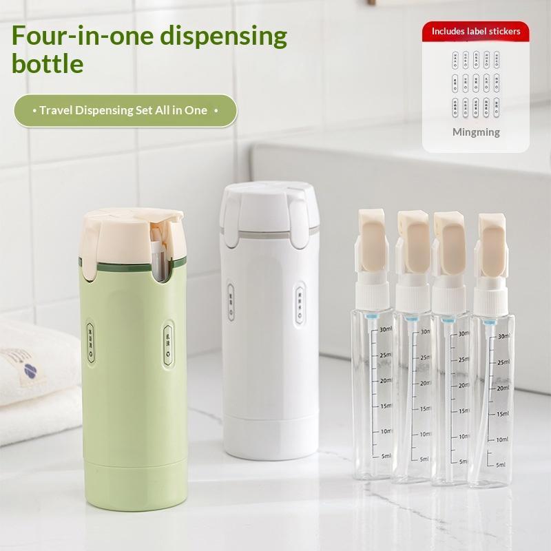 Perfume Fragrance Machine - Auslaufsicheres 4-in-1 Nachfüllbares Reiseflaschen-Set Tragbares Spender-Kit