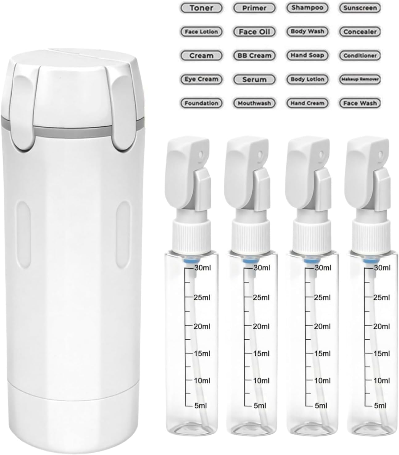 Perfume Fragrance Machine - 4-in-1-Reisespender, tragbare Reiseflaschen, auslaufsicherer Reisebehälter für